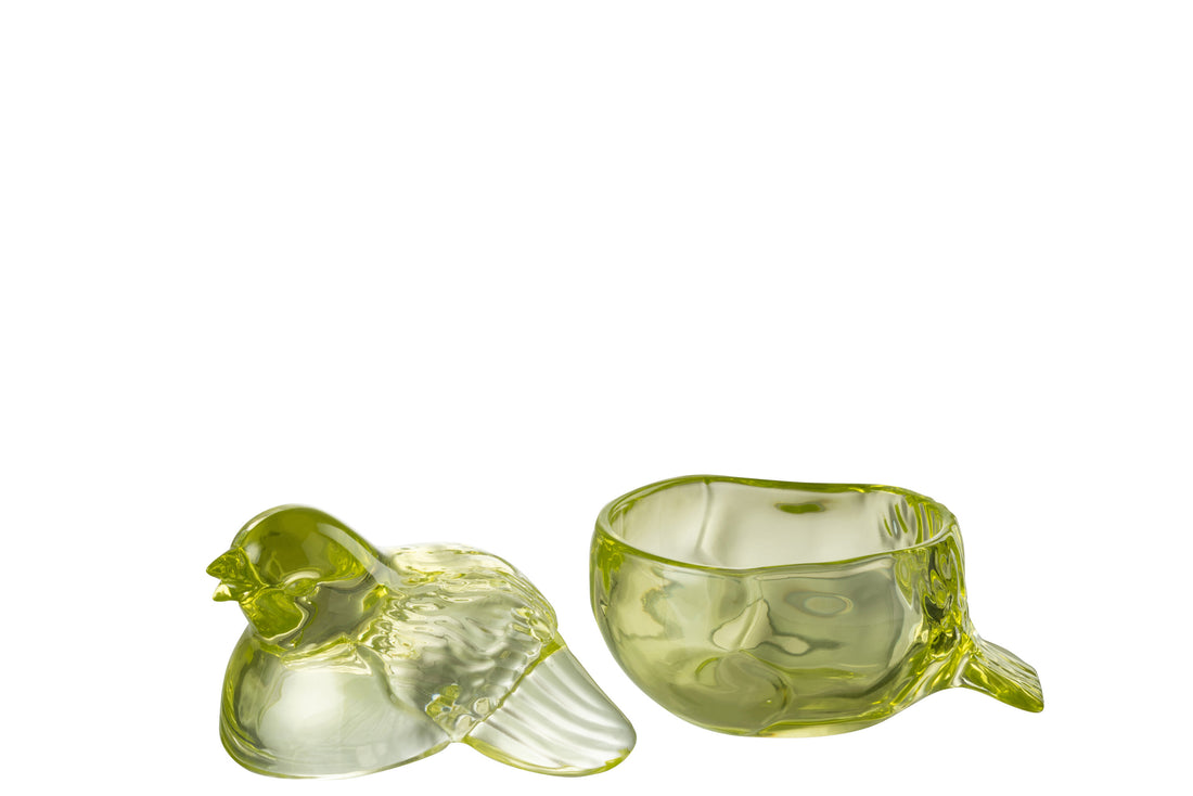 J-Line Pot Duif Glas Groen