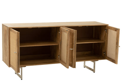 Dressoir Weven Hout Natuurlijk