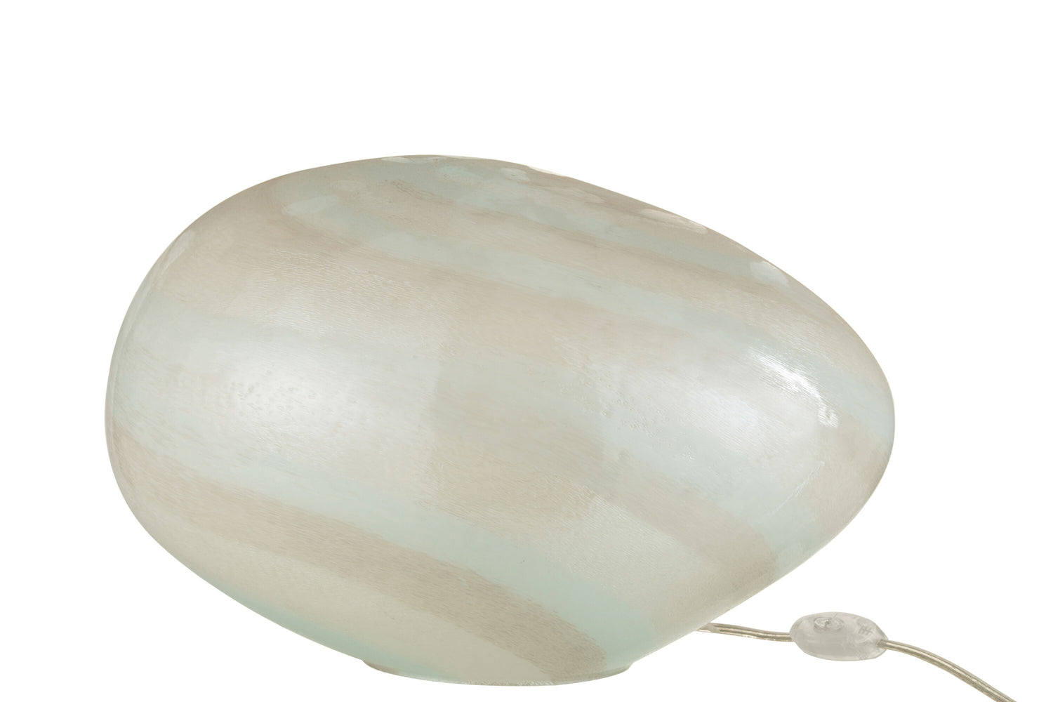 J-Line Lamp Parel Ovaal Glas Wit
