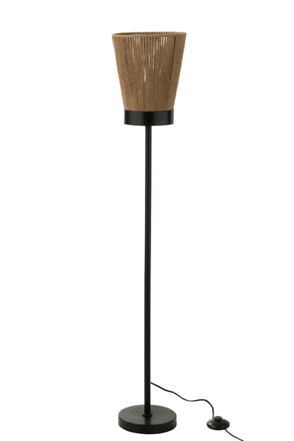 J-Line Staanlamp Luna Jute Beige Large