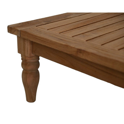 Bahama Salontafel - 80x80x30 - Naturel - teak