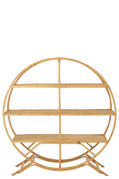 Staande Plank Rotan Natuurlijk