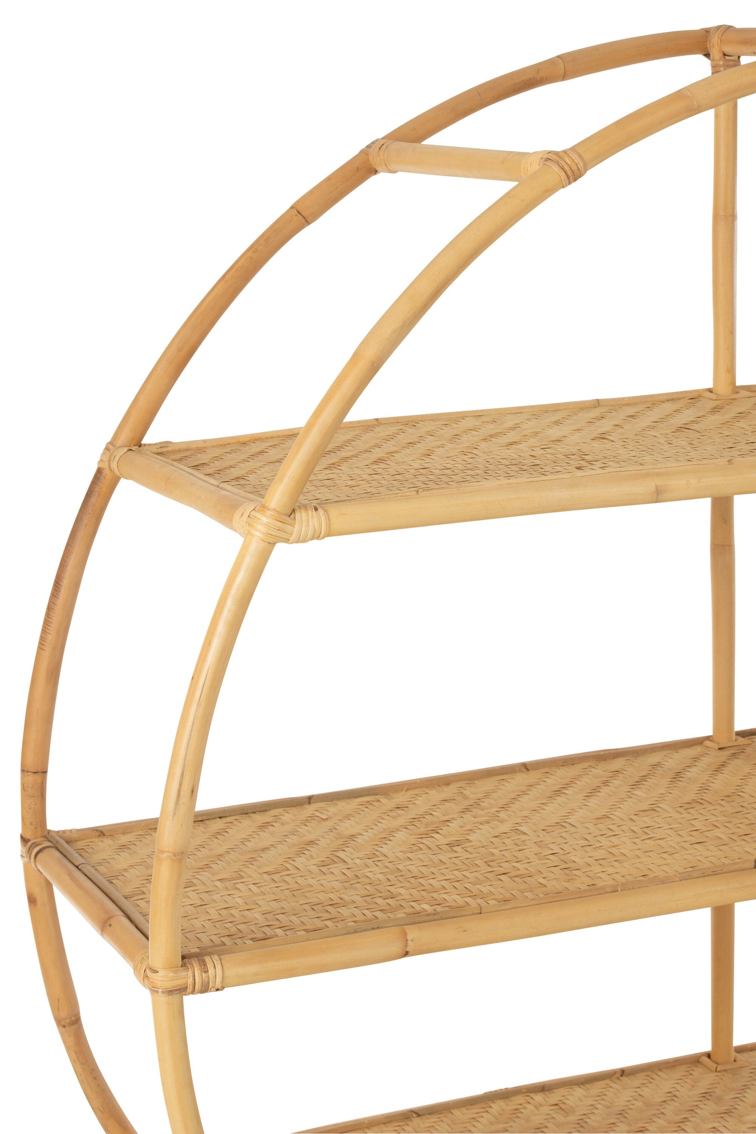 Staande Plank Rotan Natuurlijk