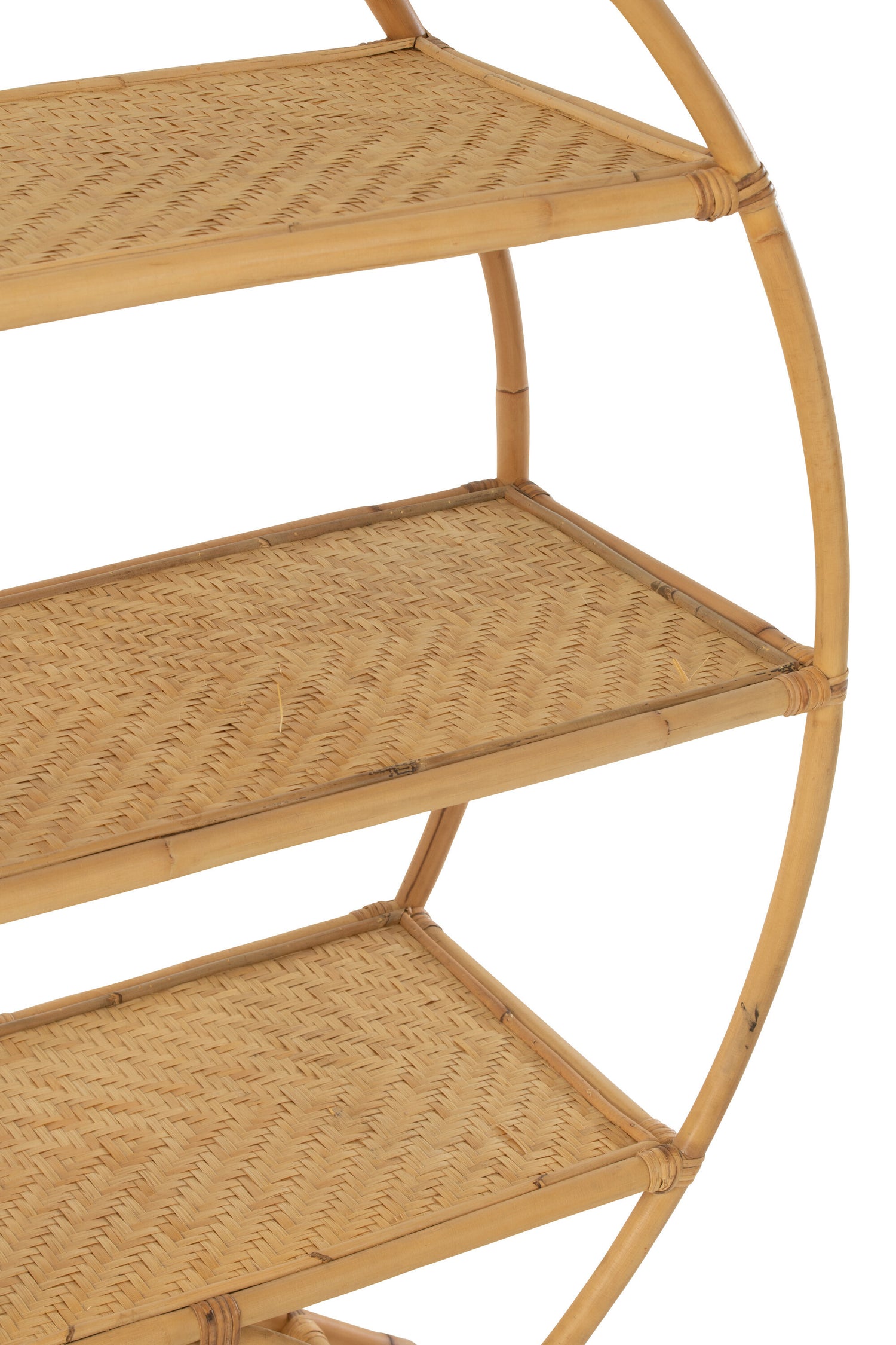 Staande Plank Rotan Natuurlijk