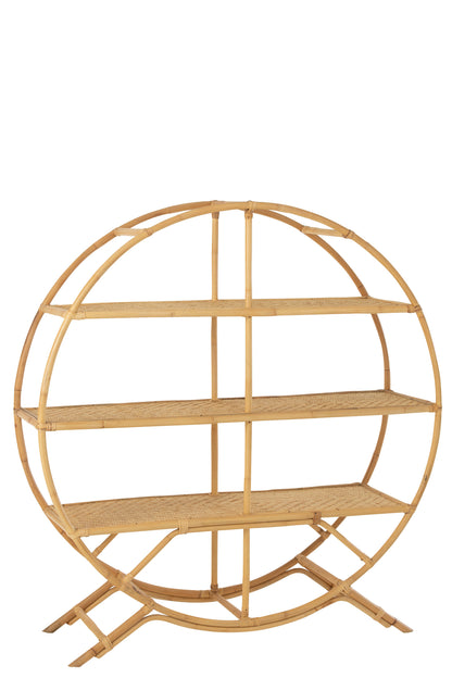 Staande Plank Rotan Natuurlijk