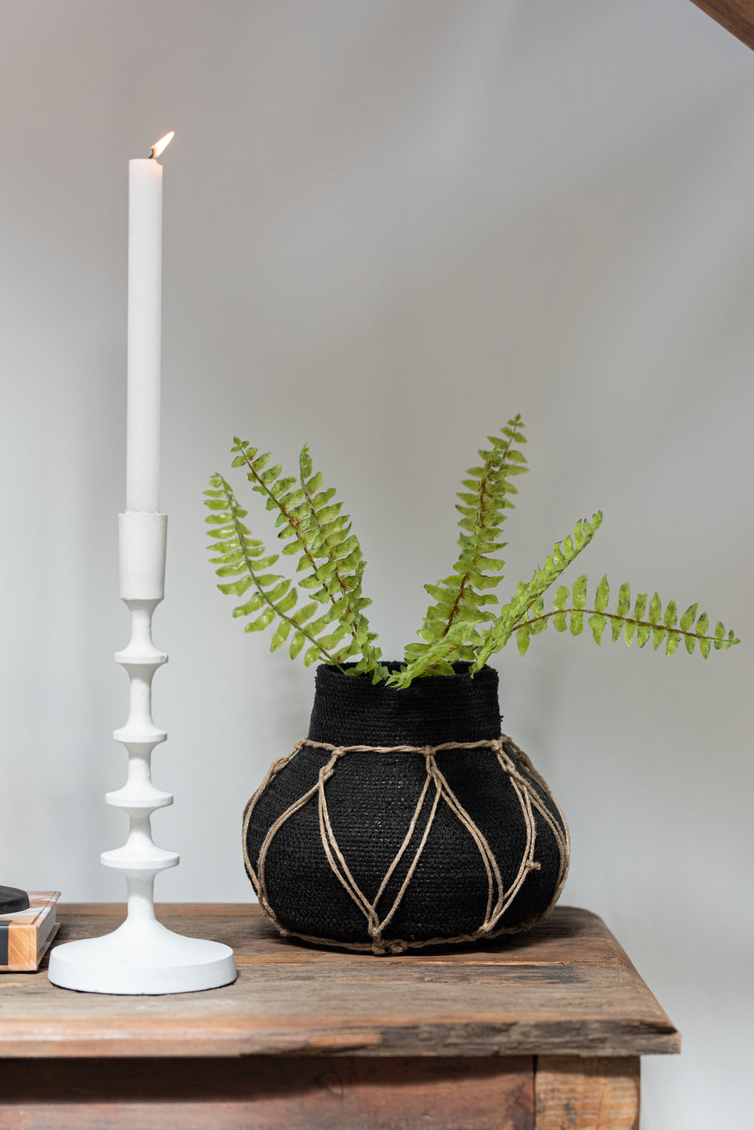 Pot Marie Zeegras Zwart