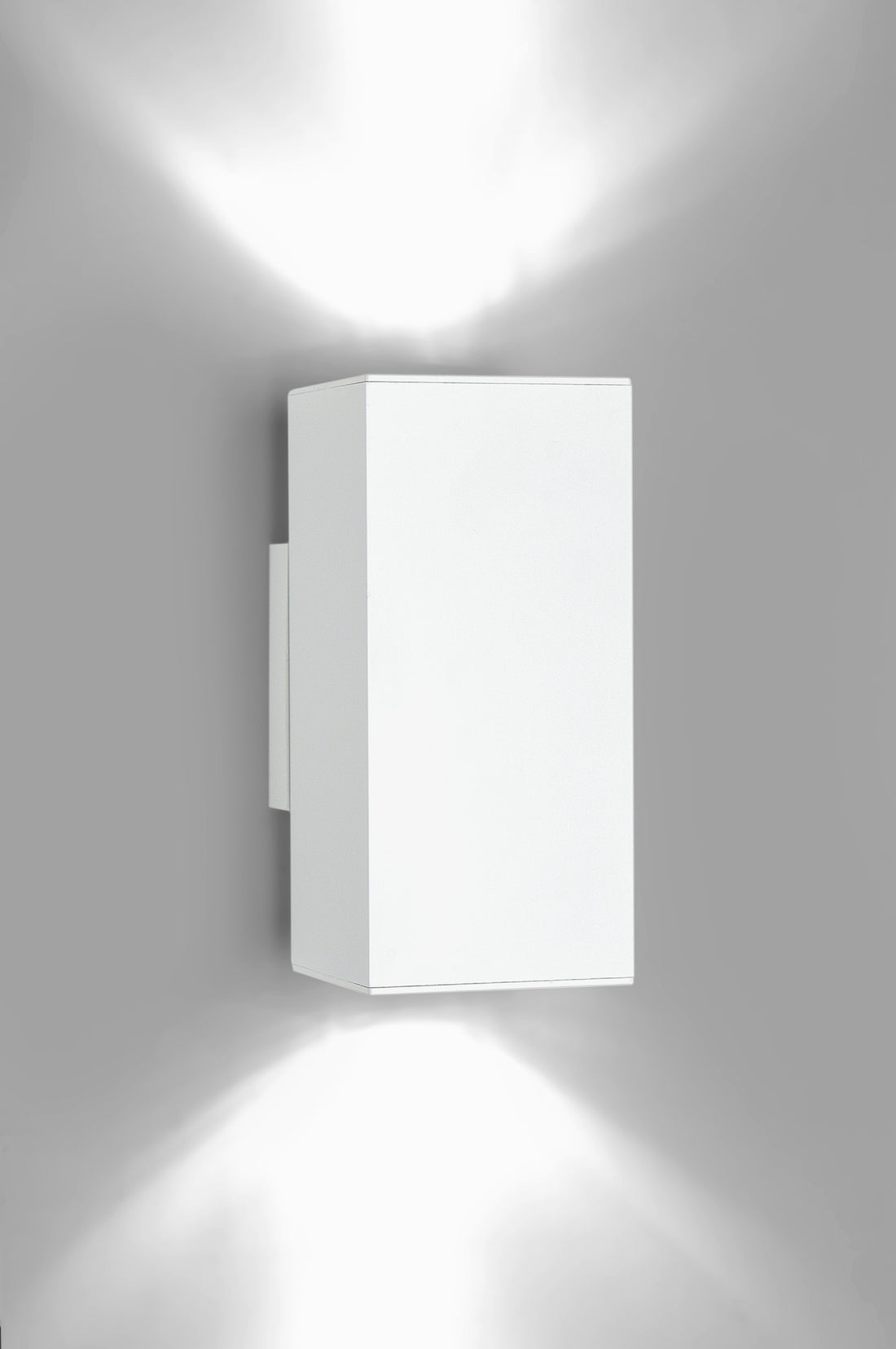 Dau 80 wandlamp 2 x GU10 gestructureerd wit