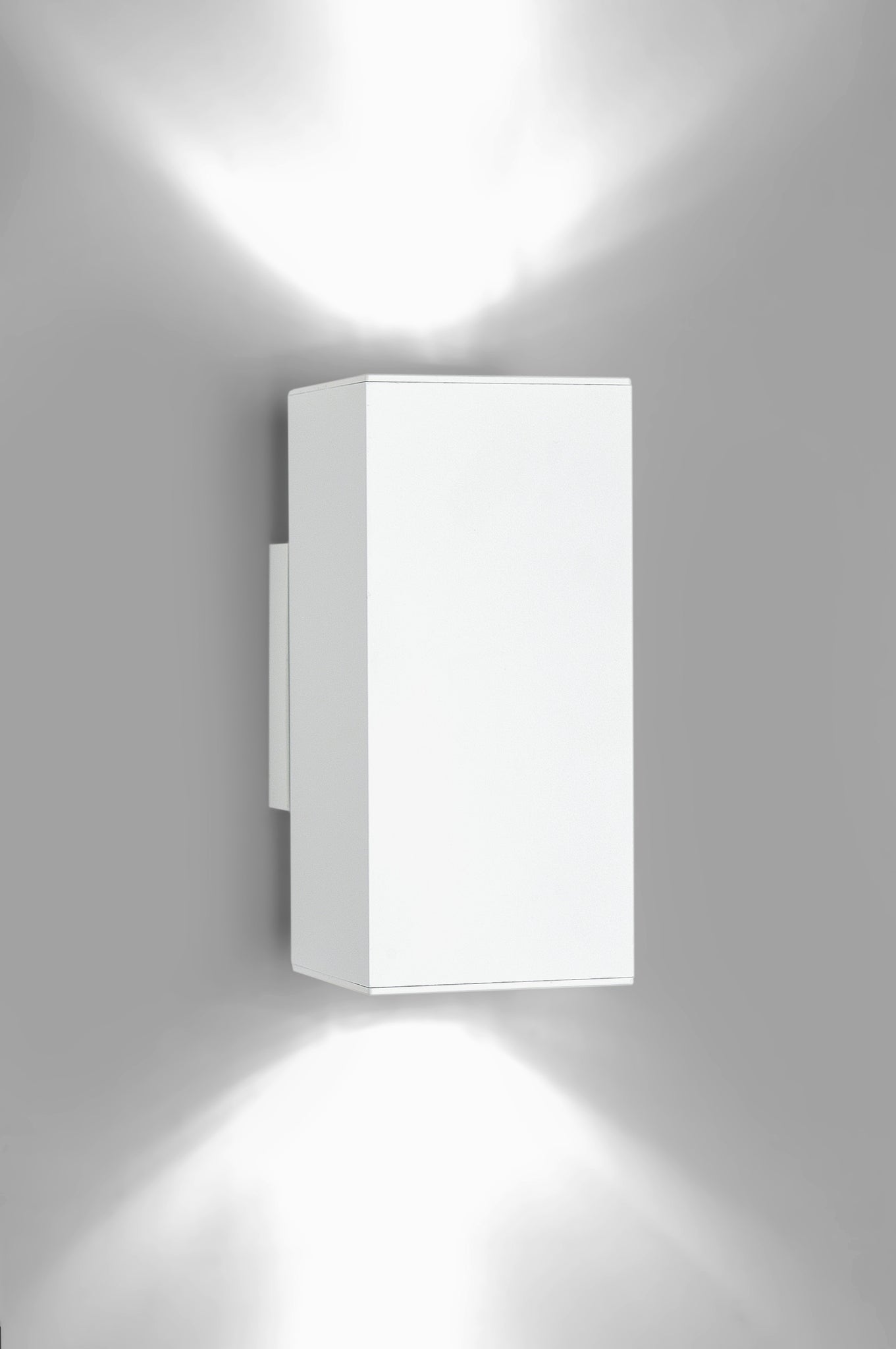 Dau 80 wandlamp 2 x GU10 gestructureerd wit