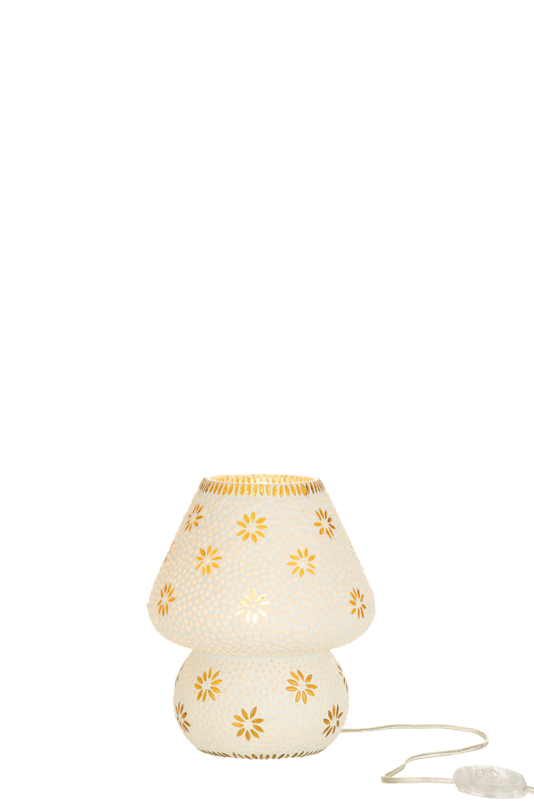 J-Line Lamp Bram Glas Geel Small