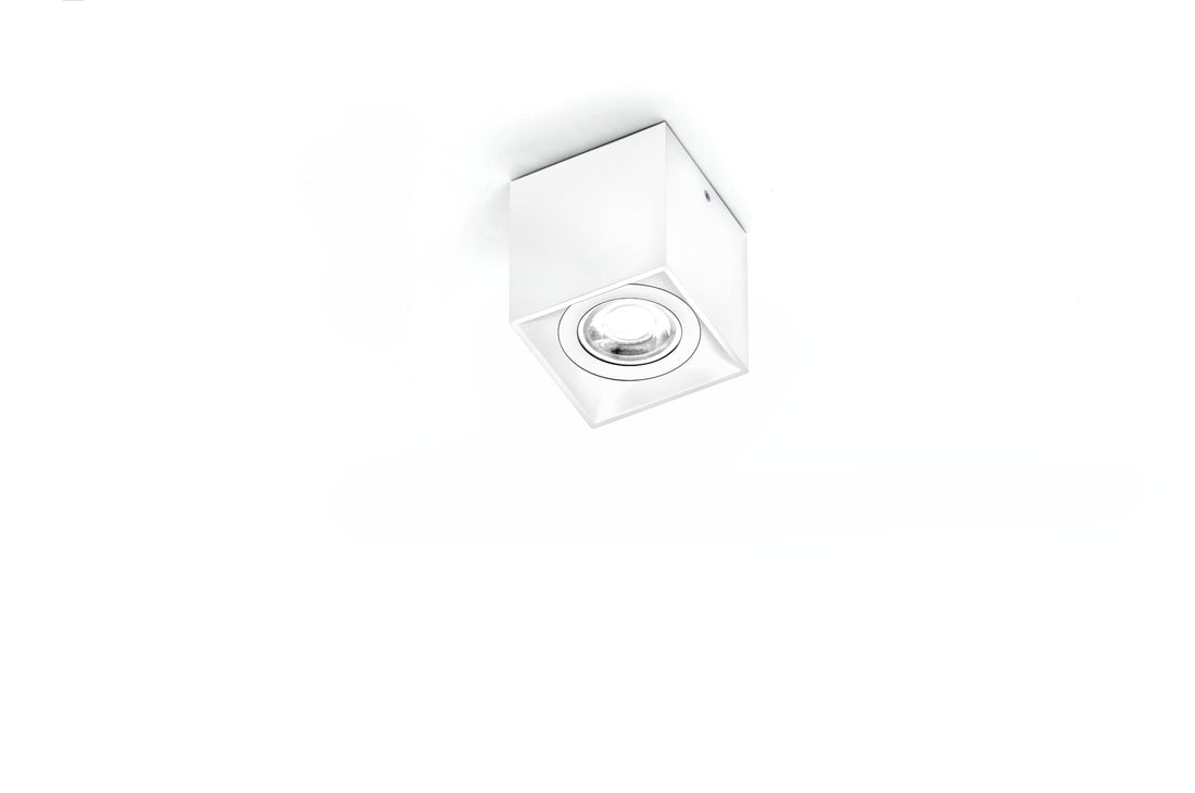 Dau 80 plafondlamp GU10 gestructureerd wit