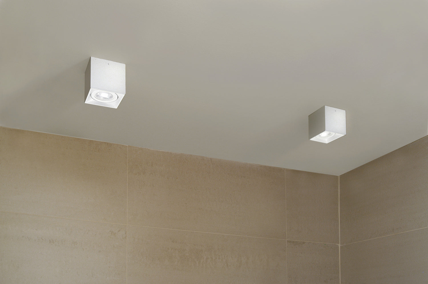 Dau 80 plafondlamp GU10 gestructureerd wit