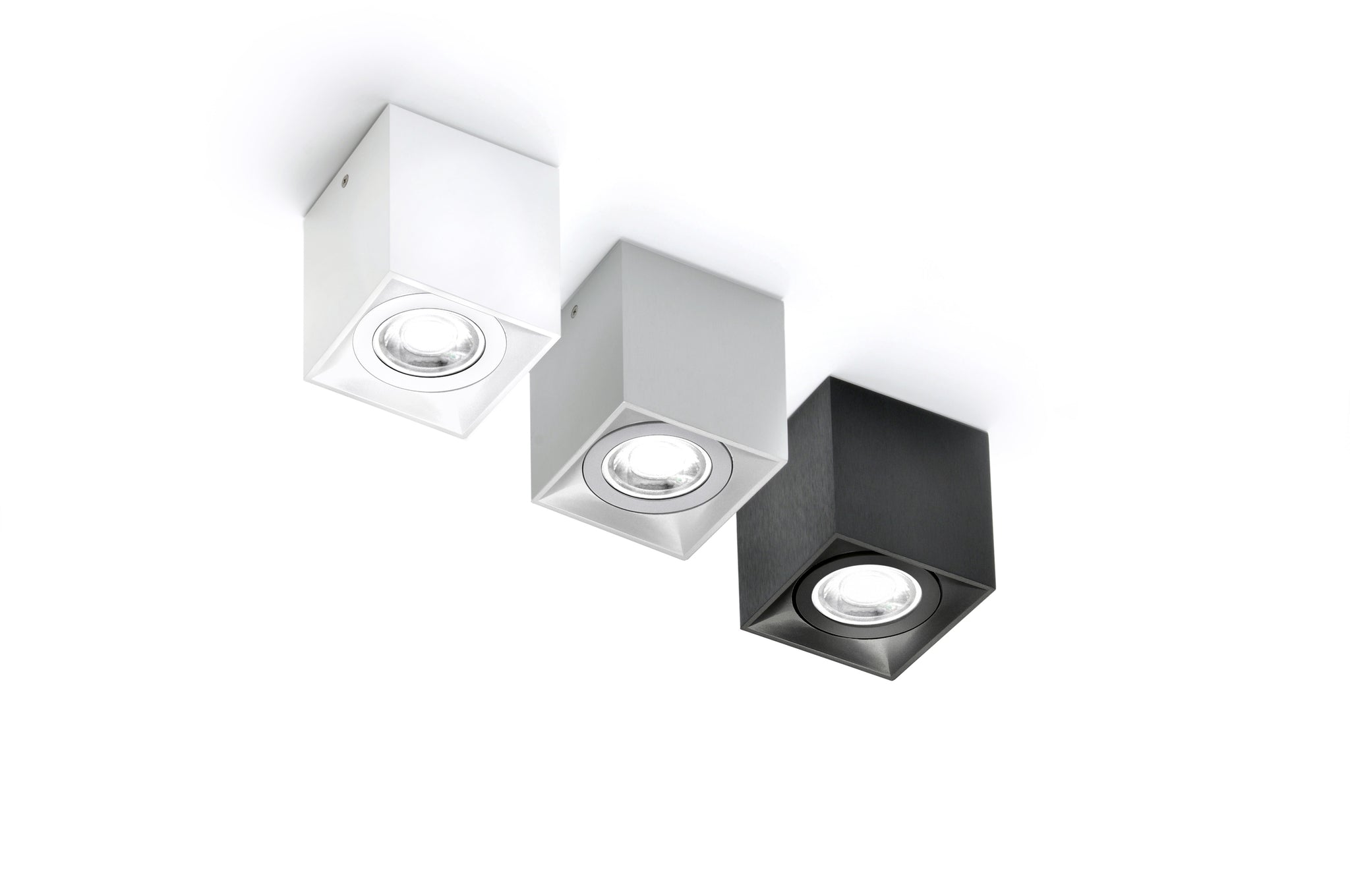 Dau 80 plafondlamp GU10 gestructureerd wit