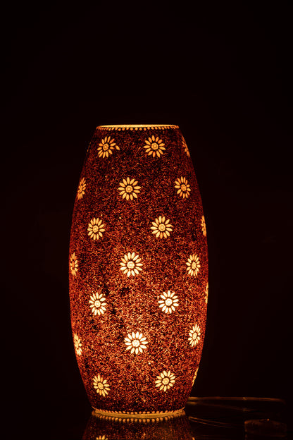 J-Line Lamp Bram Glas Rood Large