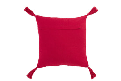 Kussen Fayola Katoen Donkerroze