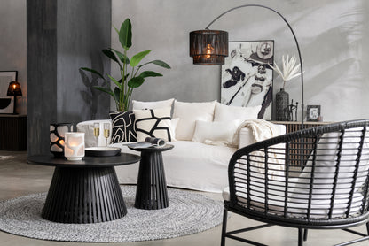 Tafel Vincent Mangohout Zwart Klein