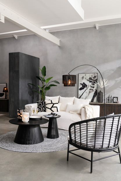 Tafel Vincent Mangohout Zwart Klein