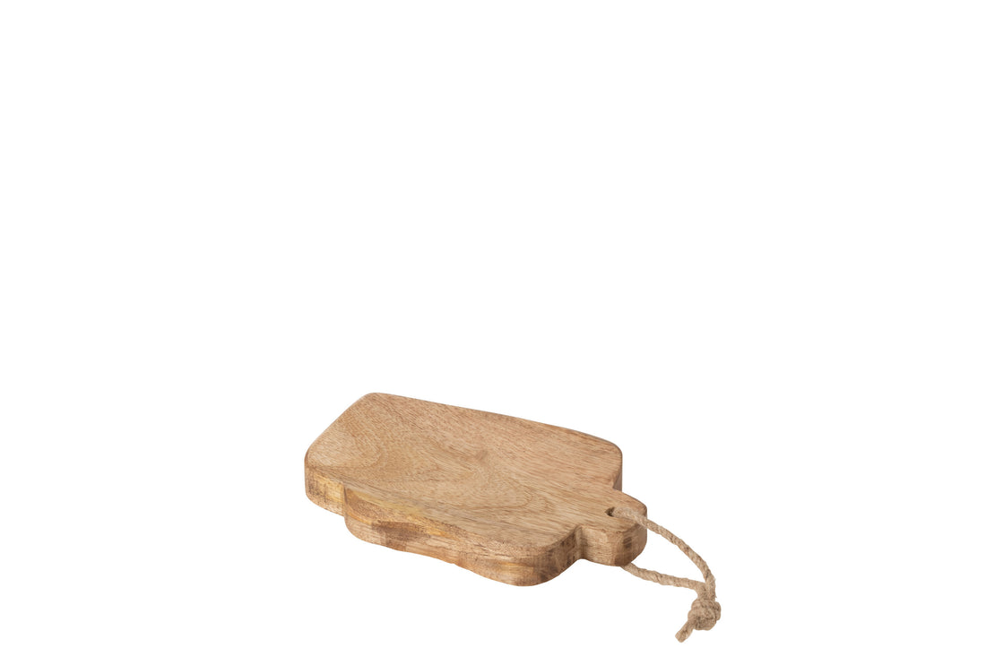 J-Line Organic Rechthoek snijplank - hout - naturel - S