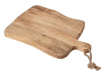J-Line Organic Vierkant snijplank - hout - naturel - L