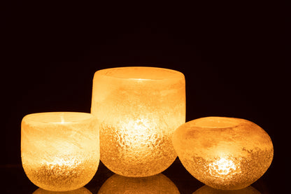 Hurricane Glas Beige Groot