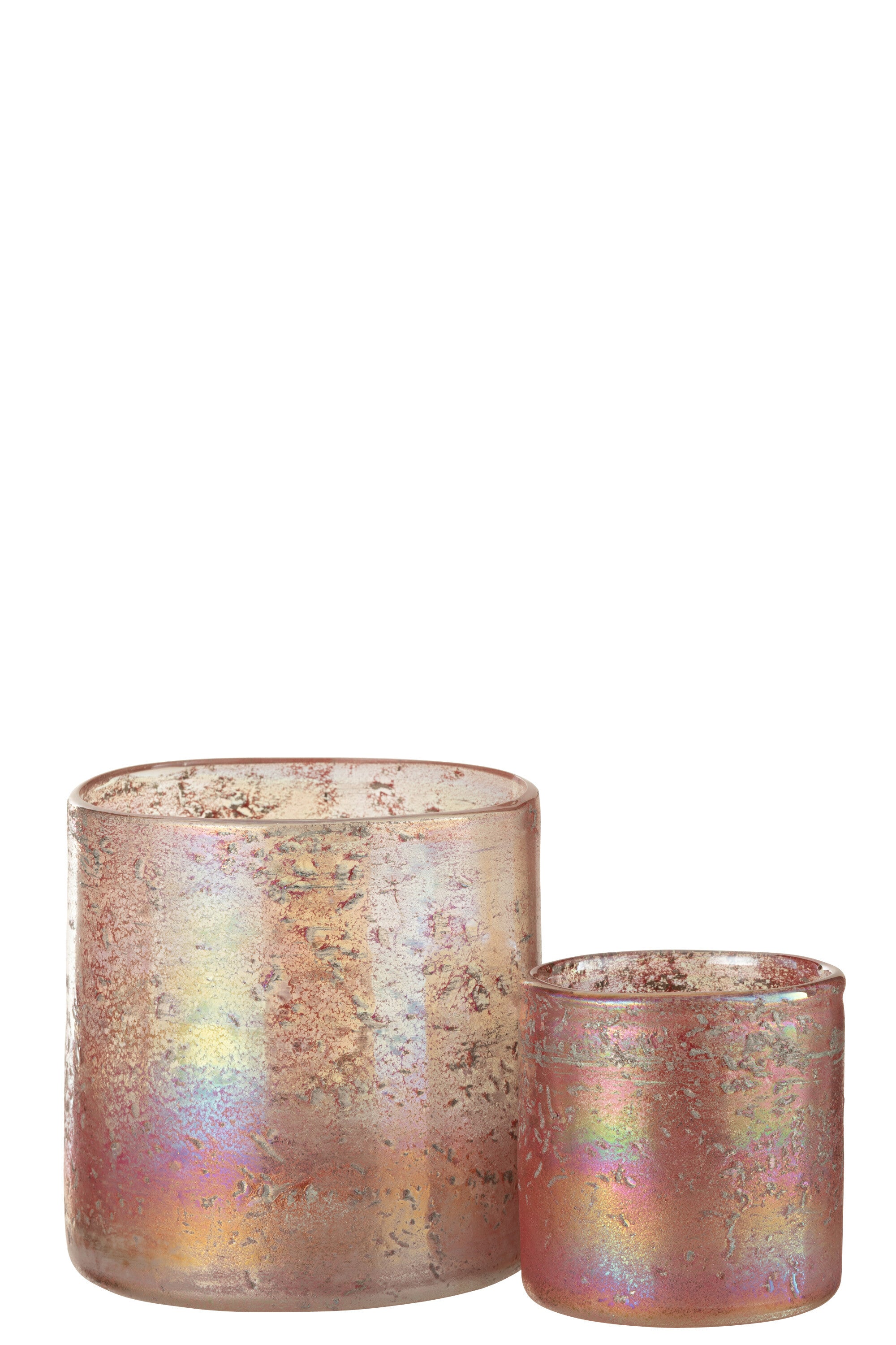 Hurricane Glas Roze Mix Medium