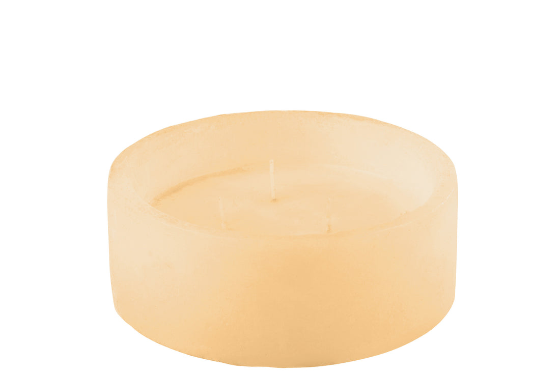 J-Line drijfkaars cilinder - beige - 15U
