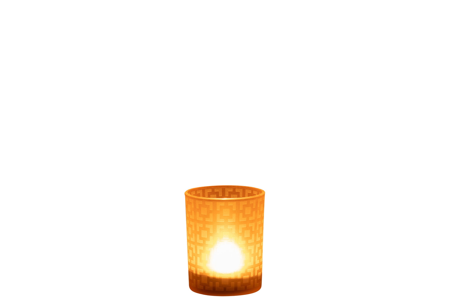 Orkaan Vierkanten Glas Beige Medium