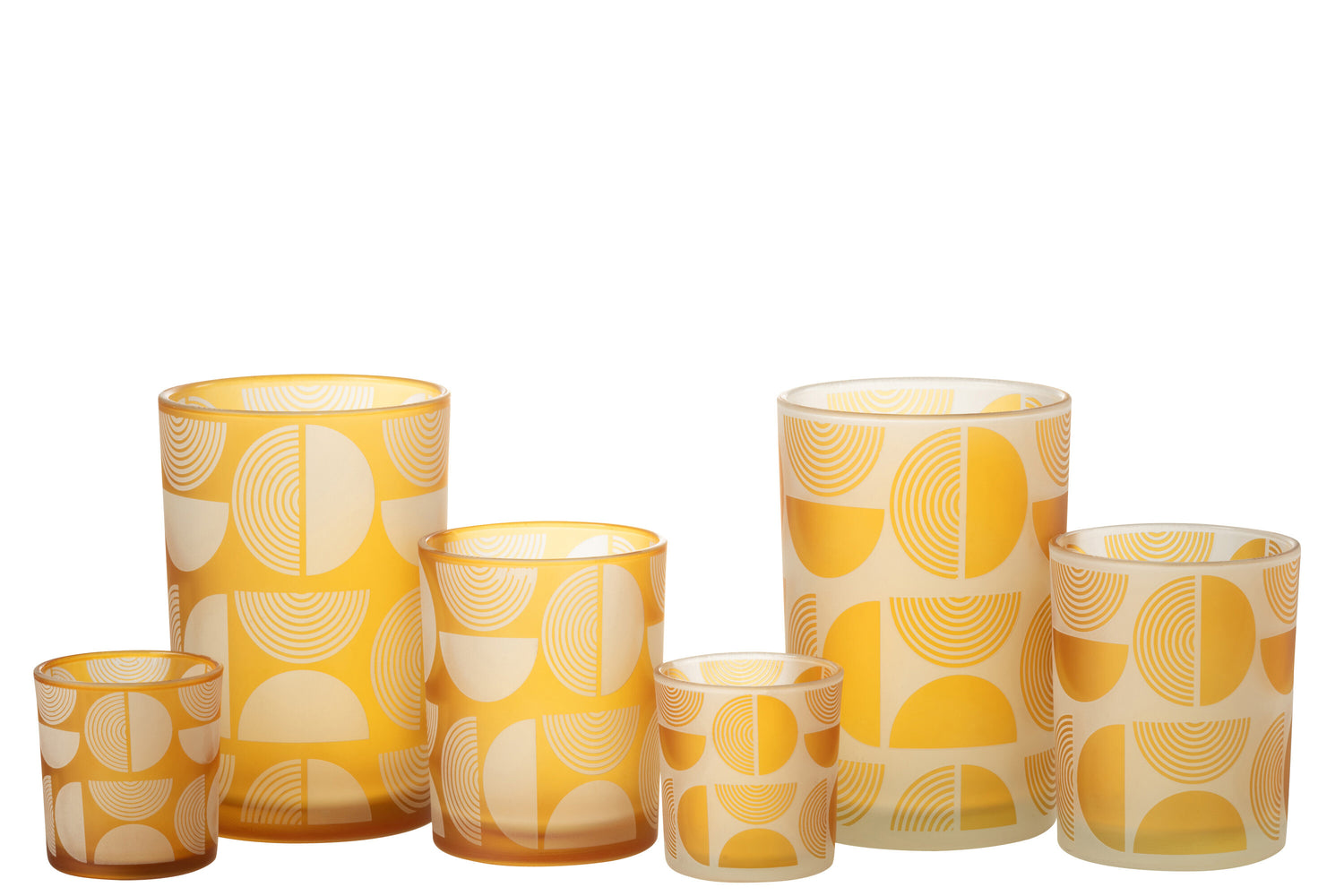 Orkaan Half Ronde Glazen Oranje Groot Assortiment Van 2