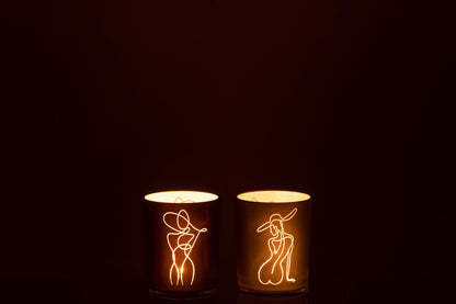 Orkaan Dame Glas Mix Medium Assortiment Van 2