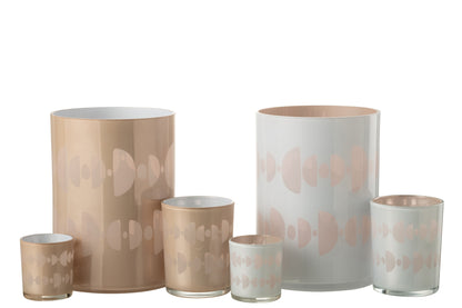 Orkaan Half Moon Glass Mix Grote Assortiment Van 2