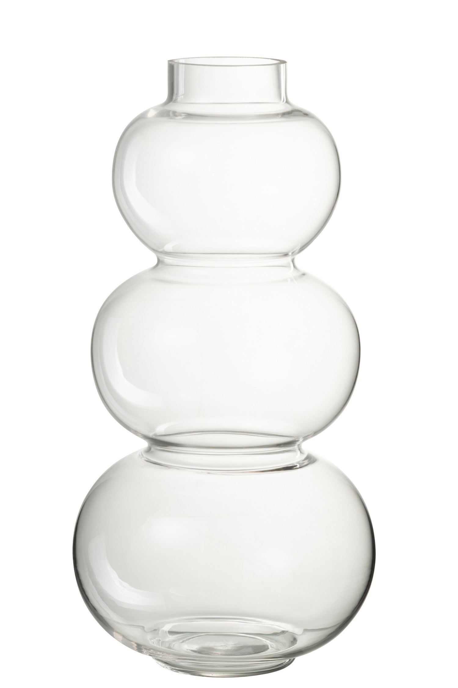 Vaas Globes Glas Transparant Groot