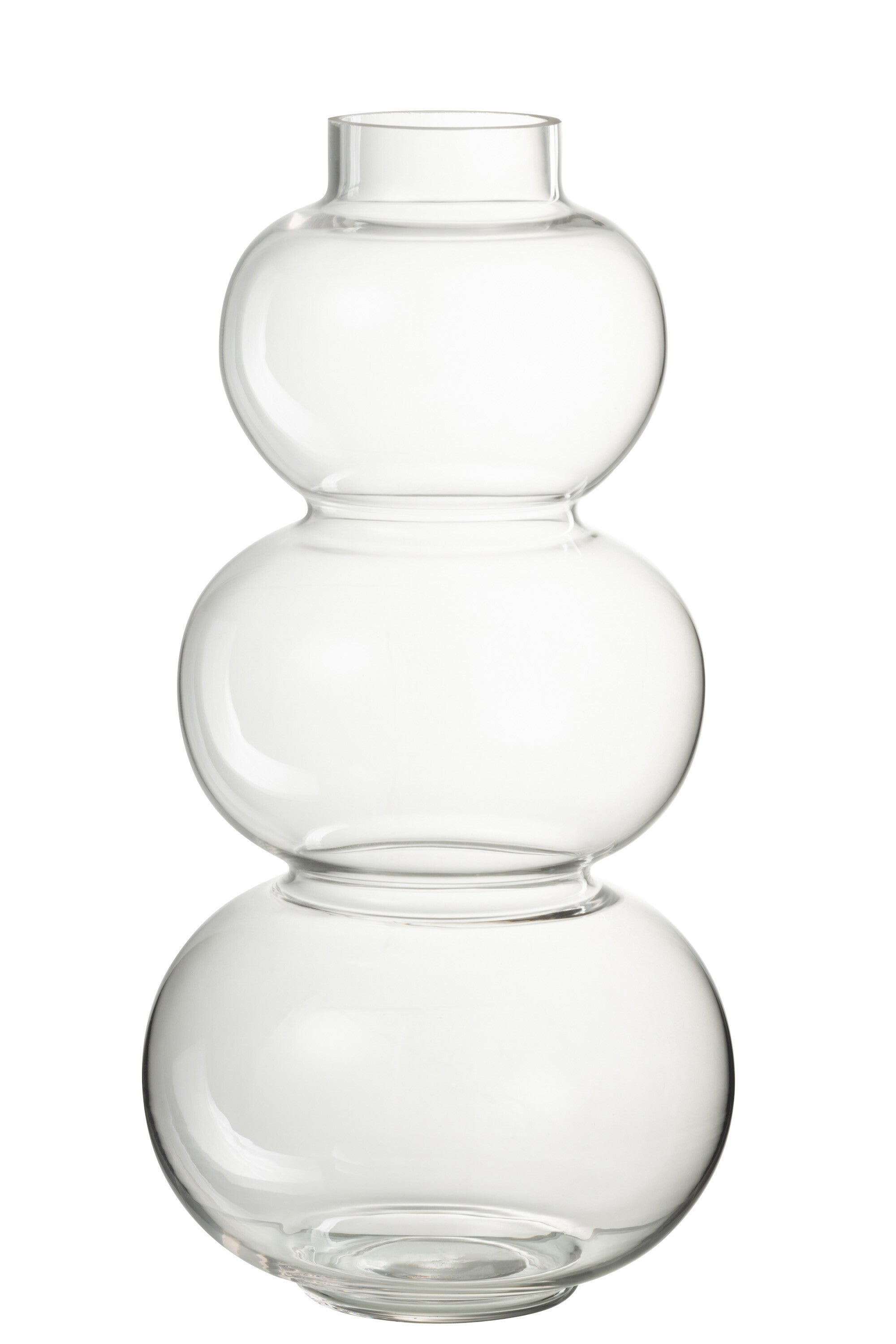 Vaas Globes Glas Transparant Groot