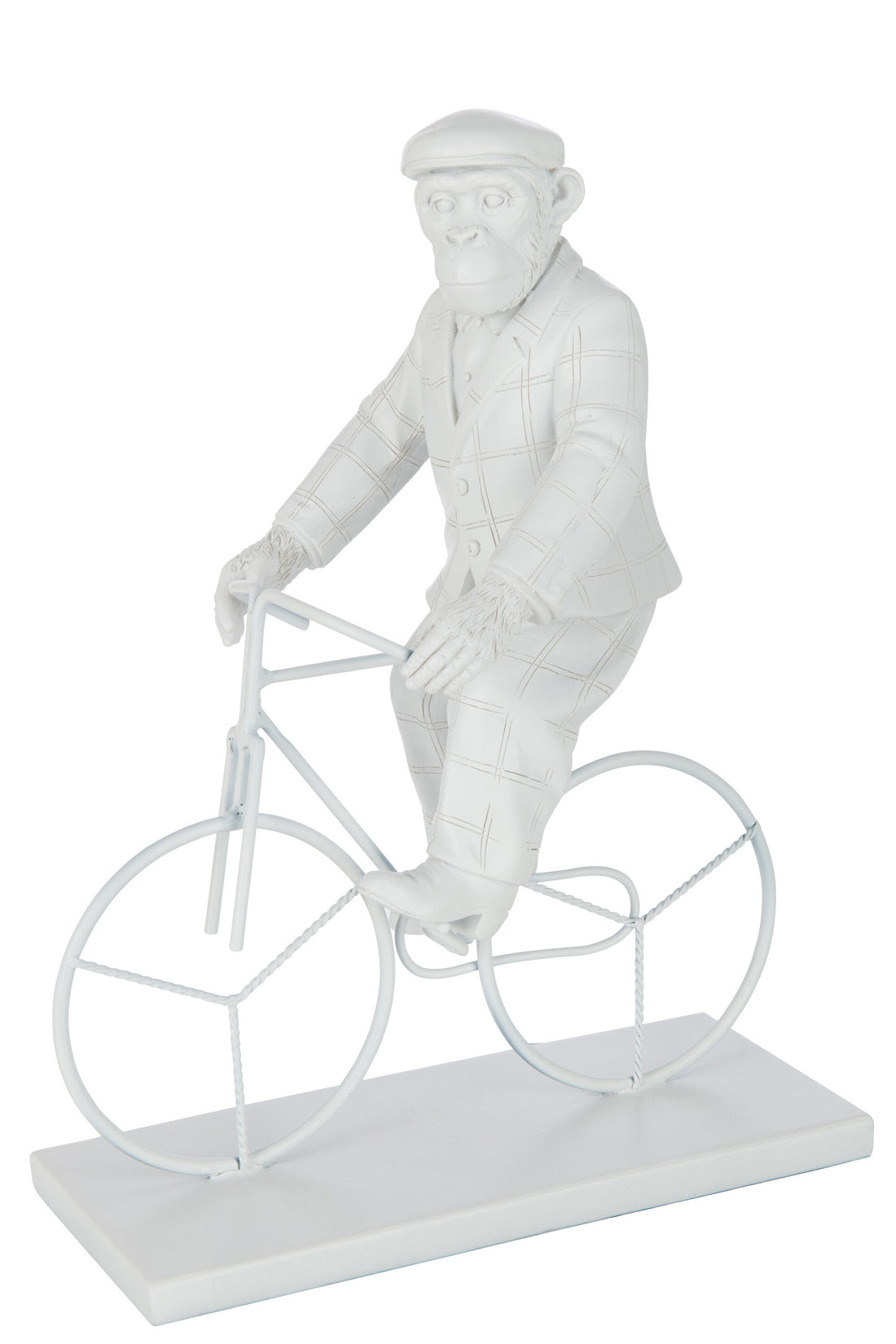Aap Fiets Poly Wit Groot