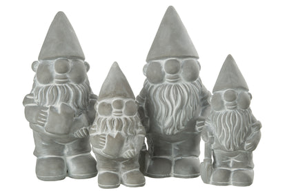 Gnoom Cement Grijs Groot Assortiment Van 2