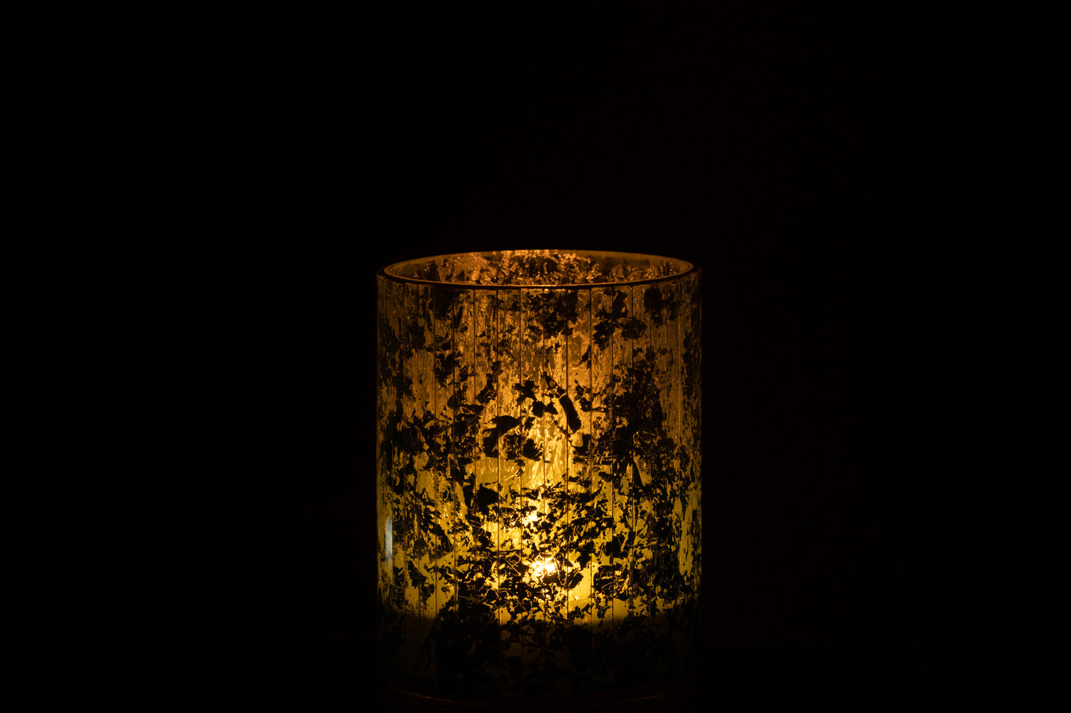 Orkaanstrepen Glas Groen Medium