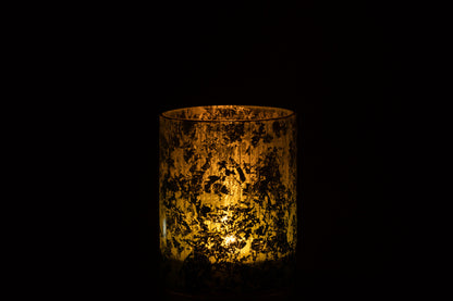 Orkaanstrepen Glas Groen Medium