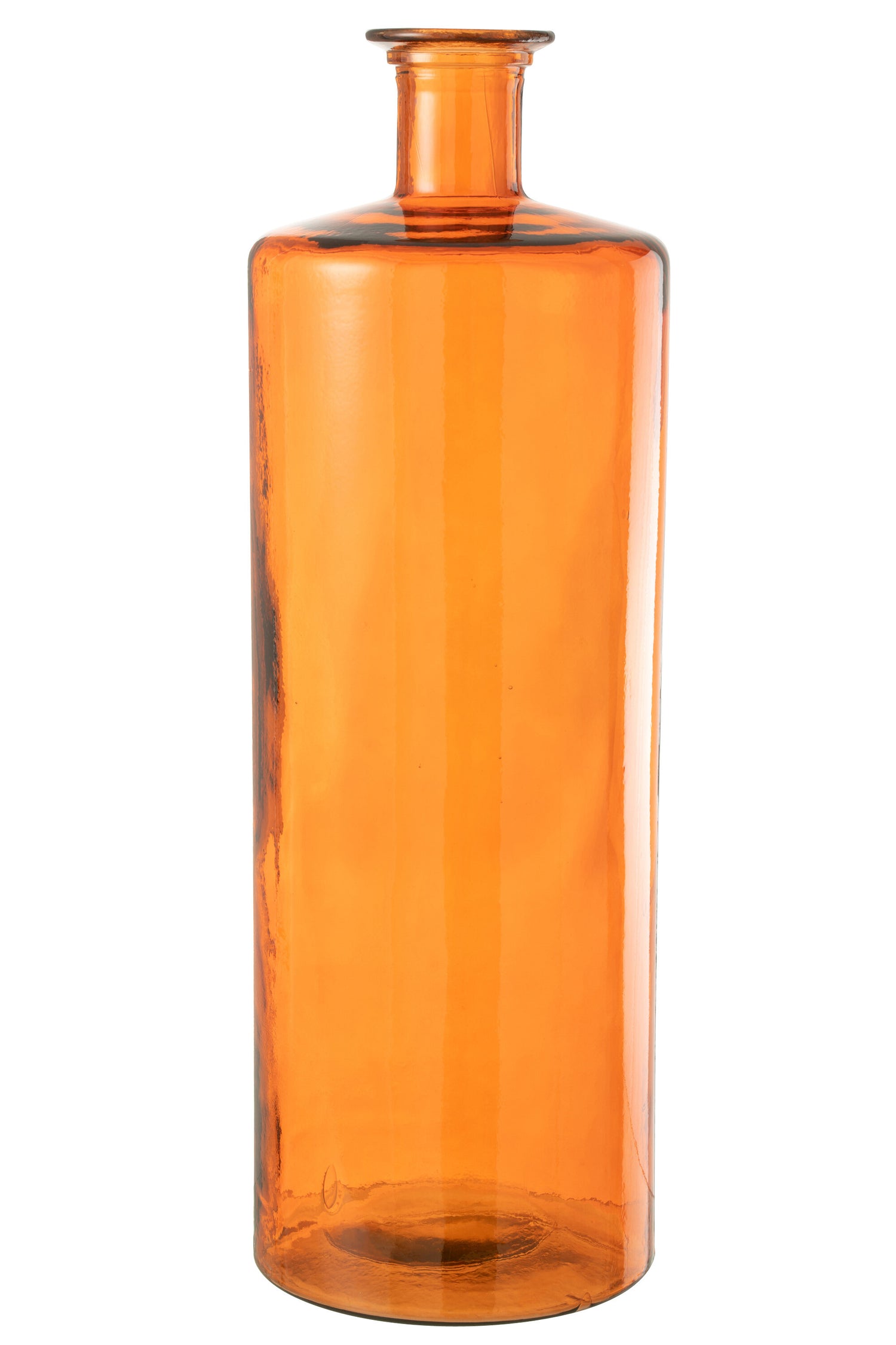 J-Line Vaas Wijd Glas Orange Large - 74.00 cm hoog