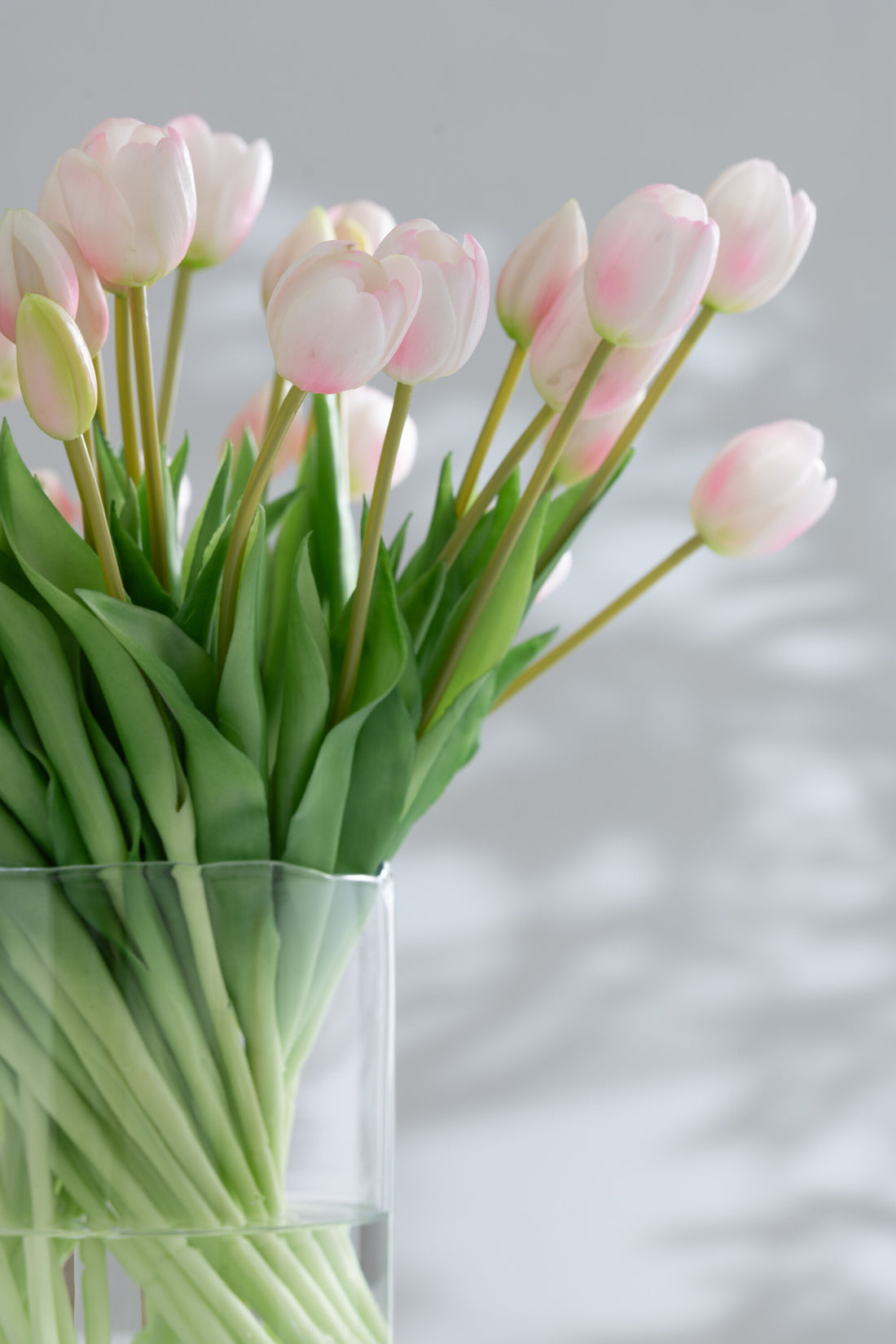 J-Line Boeket Tulpen 7Stuks Pu Licht Roze Small