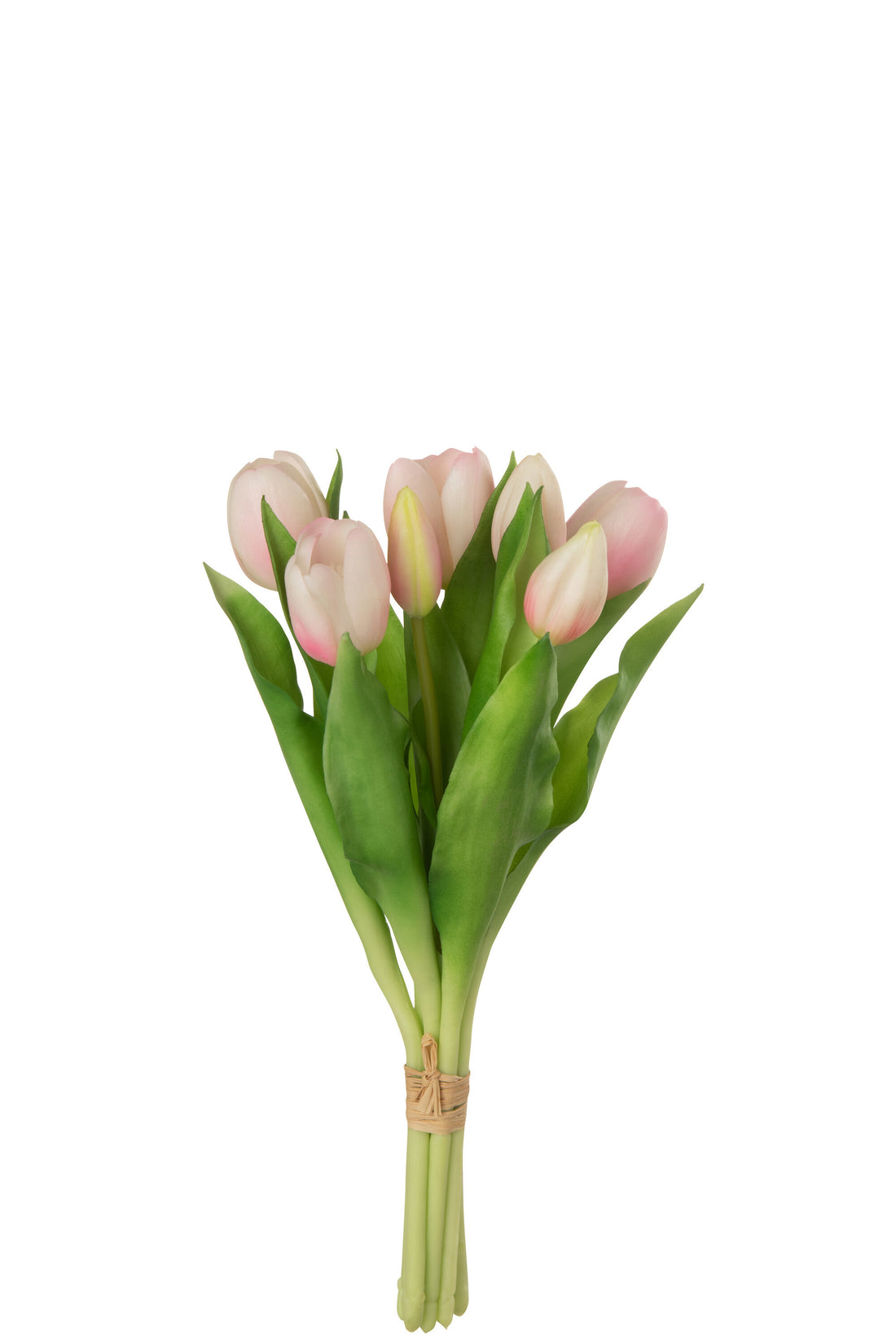 J-Line Boeket Tulpen 7Stuks Pu Licht Roze Small