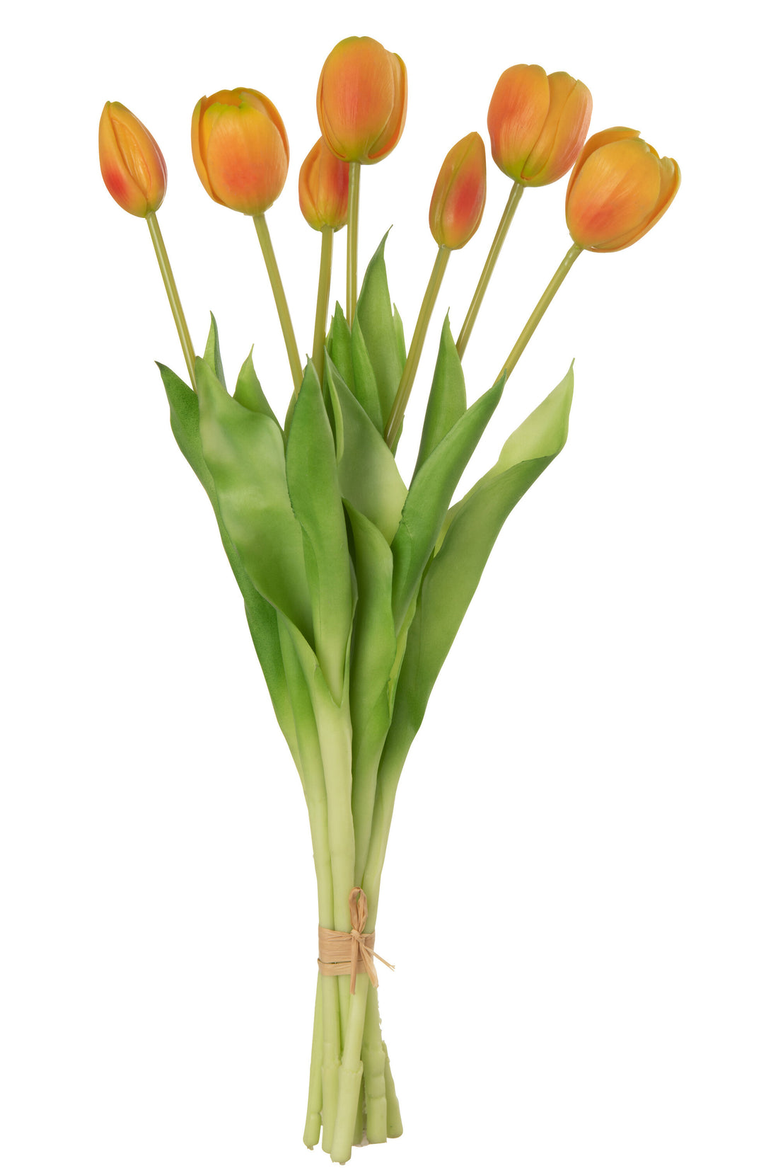 J-Line Boeket Tulpen 7Stuks Pu Oranje Large