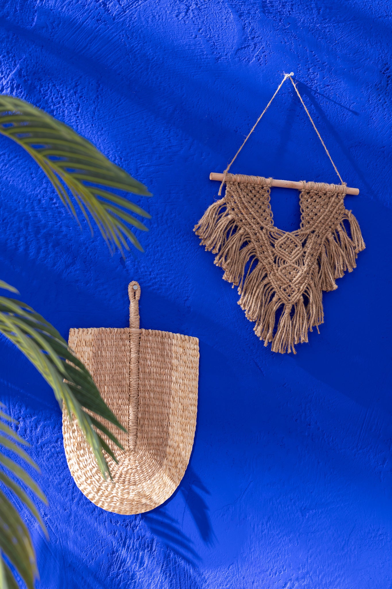 Wandhanger Macramé Jute Natuurlijk Klein