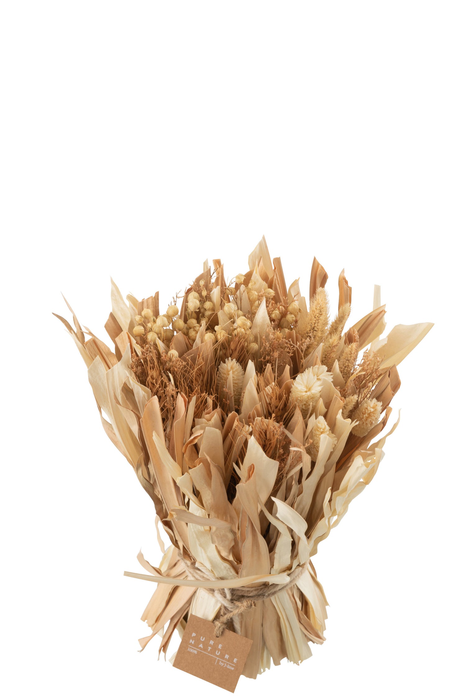 J-Line Bundel Gedroogde Bloemen Naturel Small