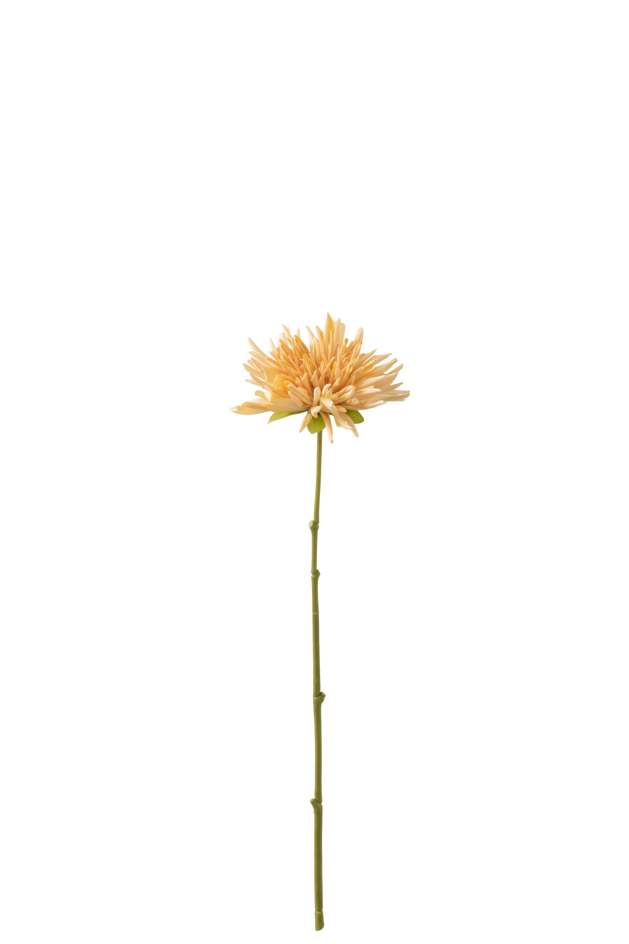 J-Line Chrysant Mini Plastiek Licht Oranje
