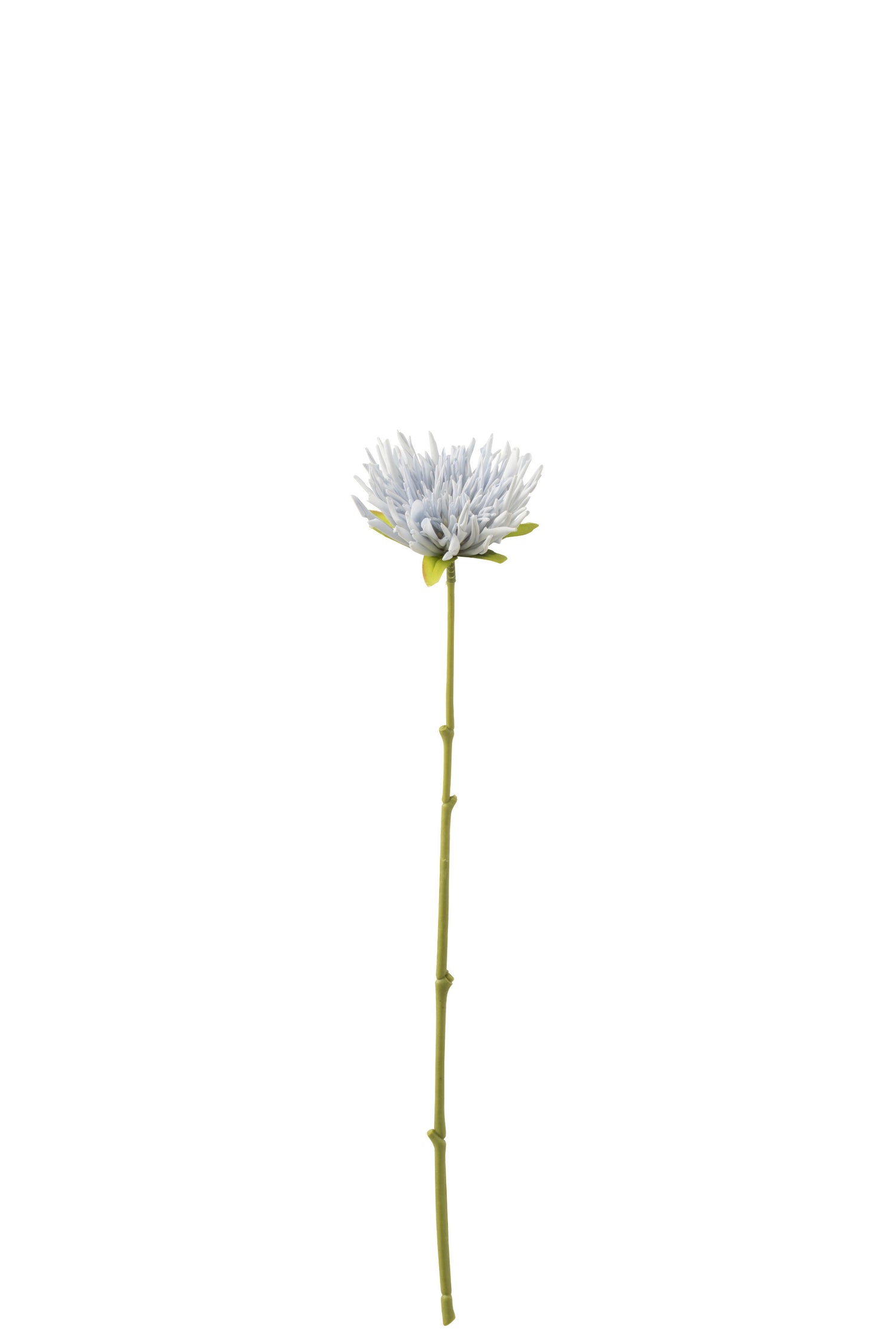 J-Line Chrysant Mini Plastiek Licht Blauw