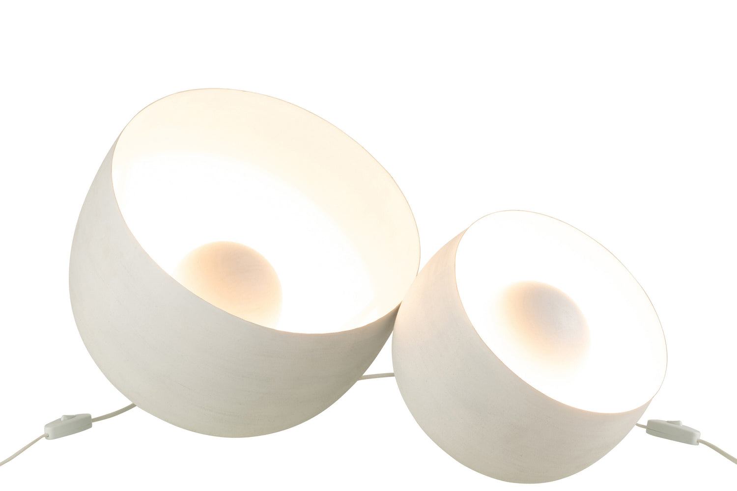 J-Line Lamp Metaal Wit Large