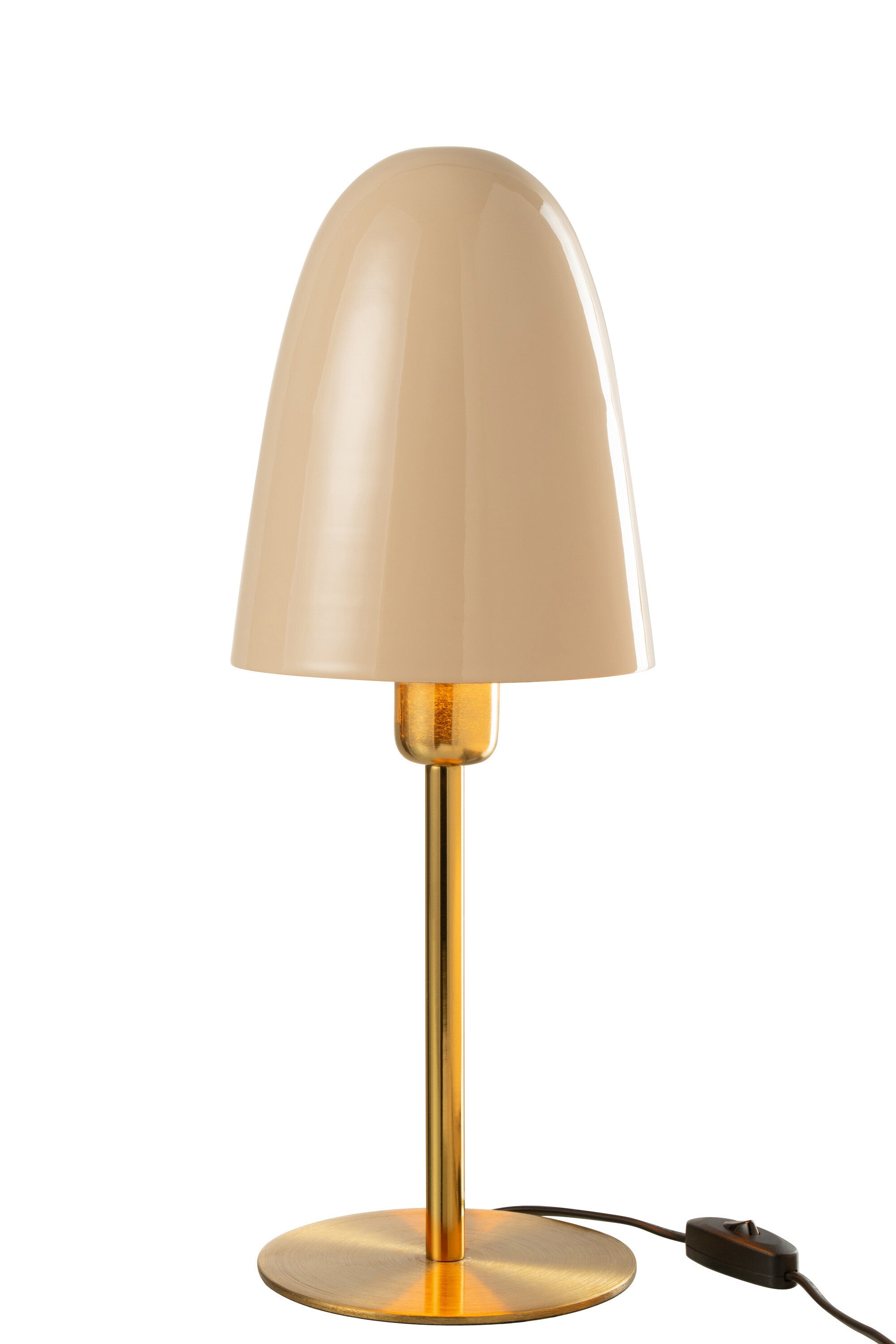 J-Line Tafellamp - metaal - beige/goud