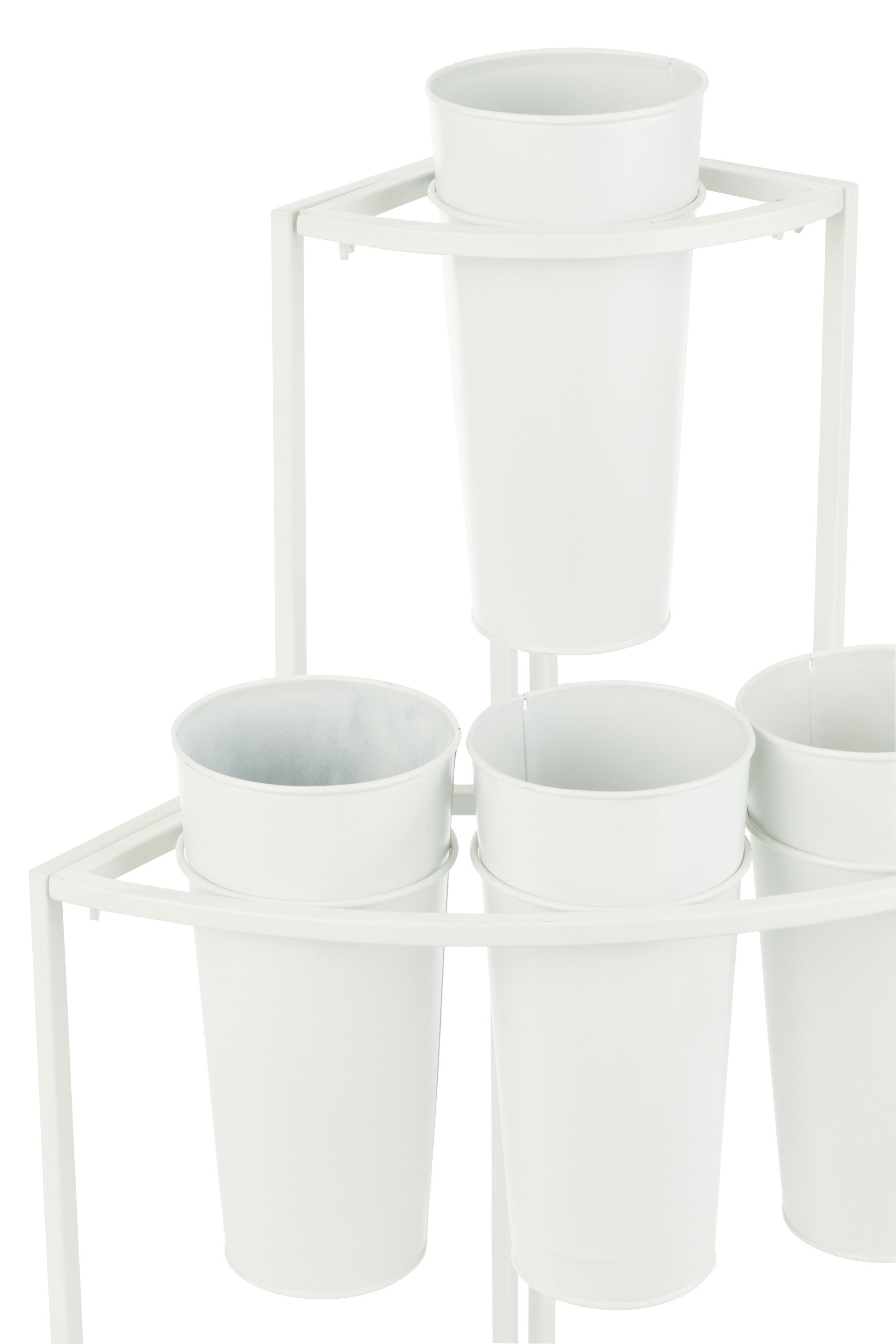 Bloemenstandaard 9 stuks wit klein