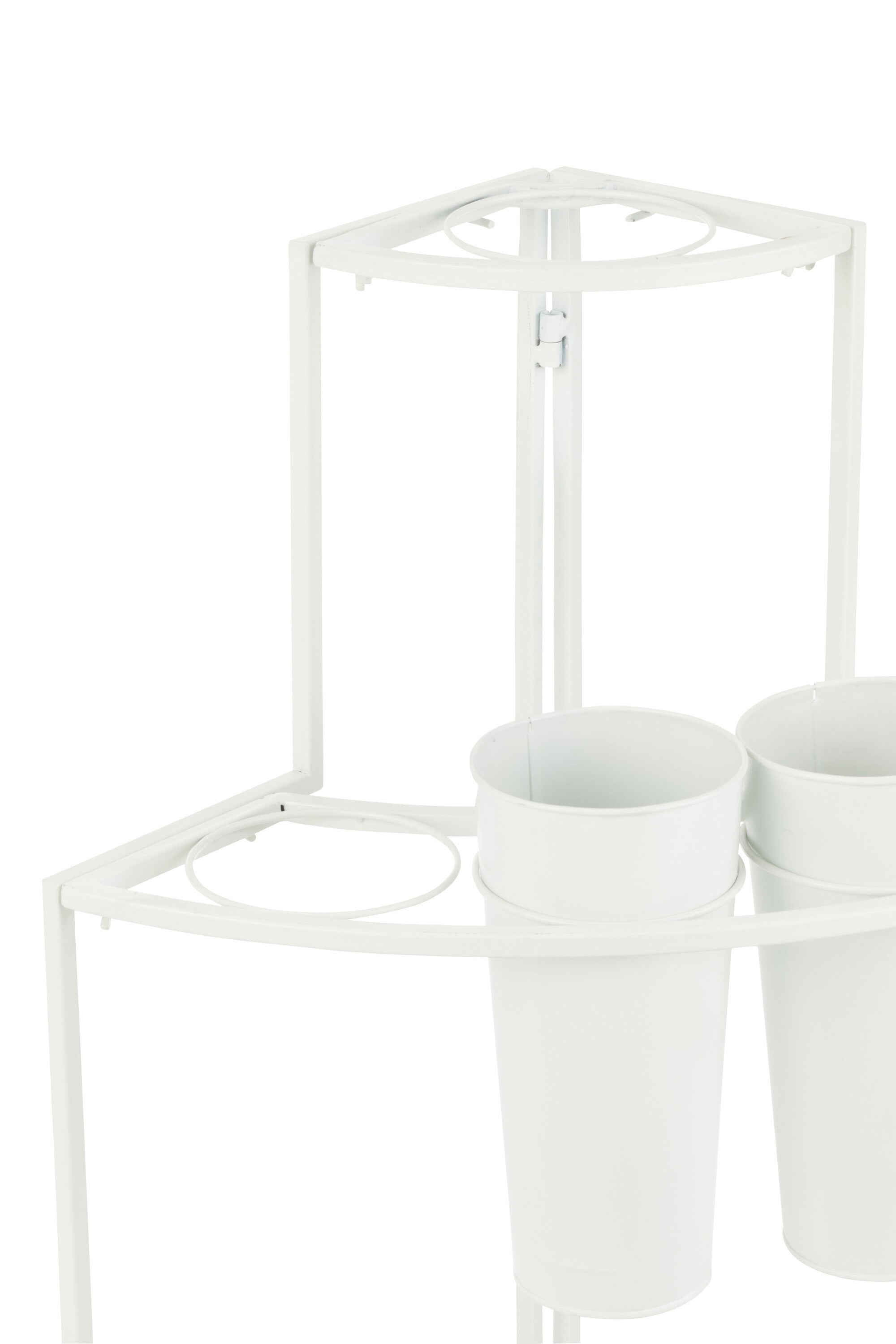 Bloemenstandaard 9 stuks wit klein