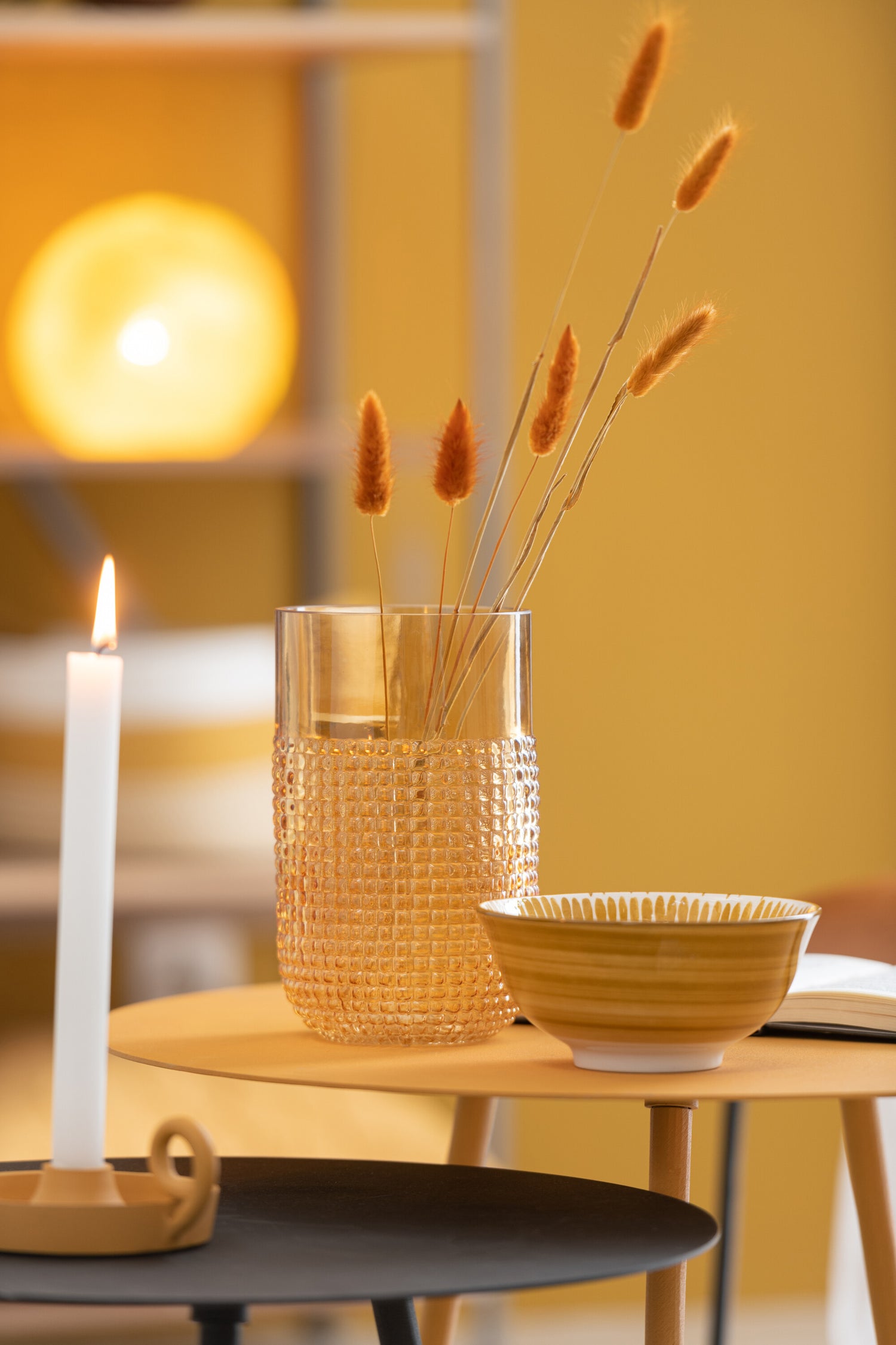 J-Line Bundel Hazenstaart Gedroogd Oranje