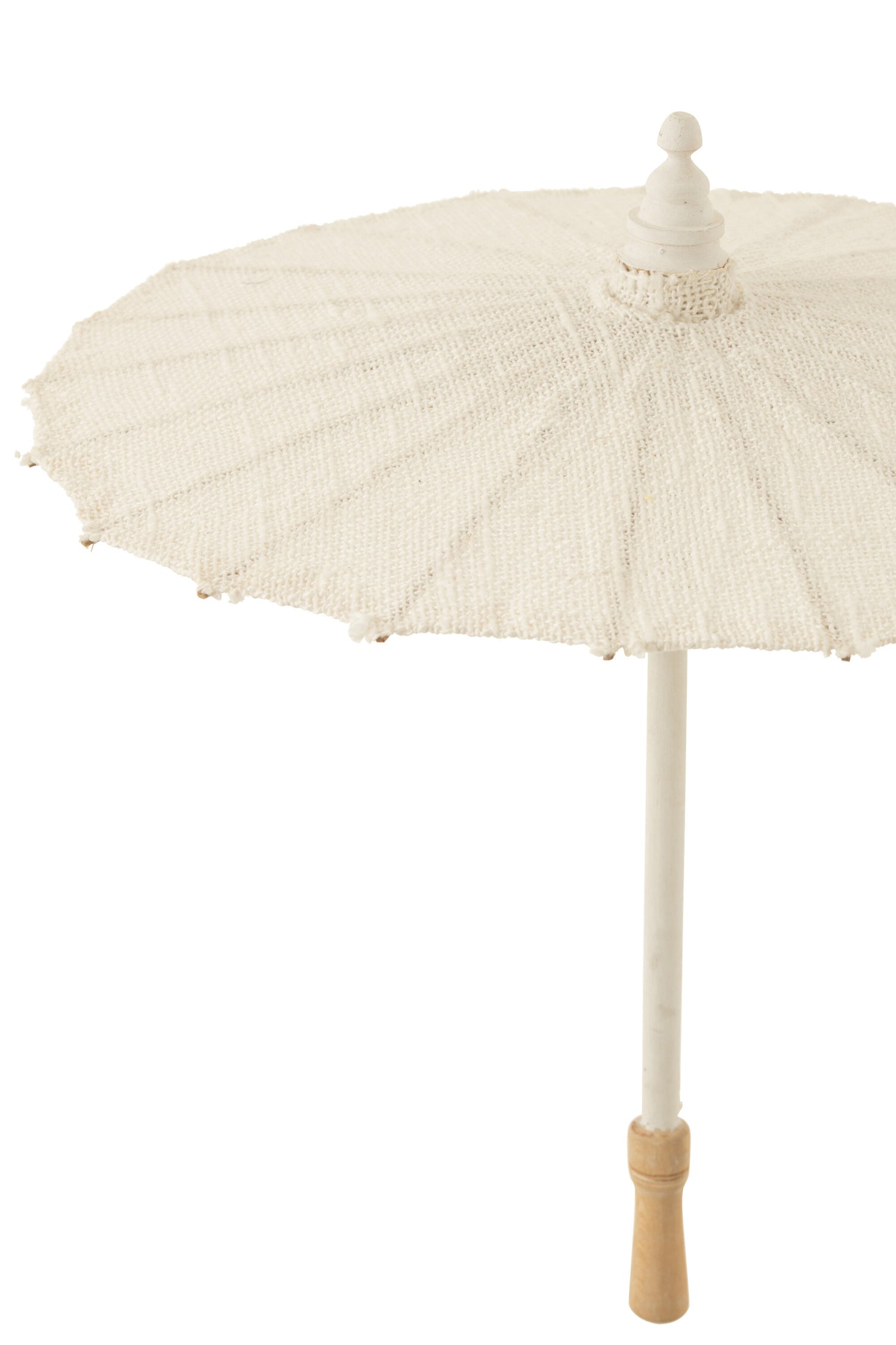 Parasol Tumanggal Textiel/Hout Wit