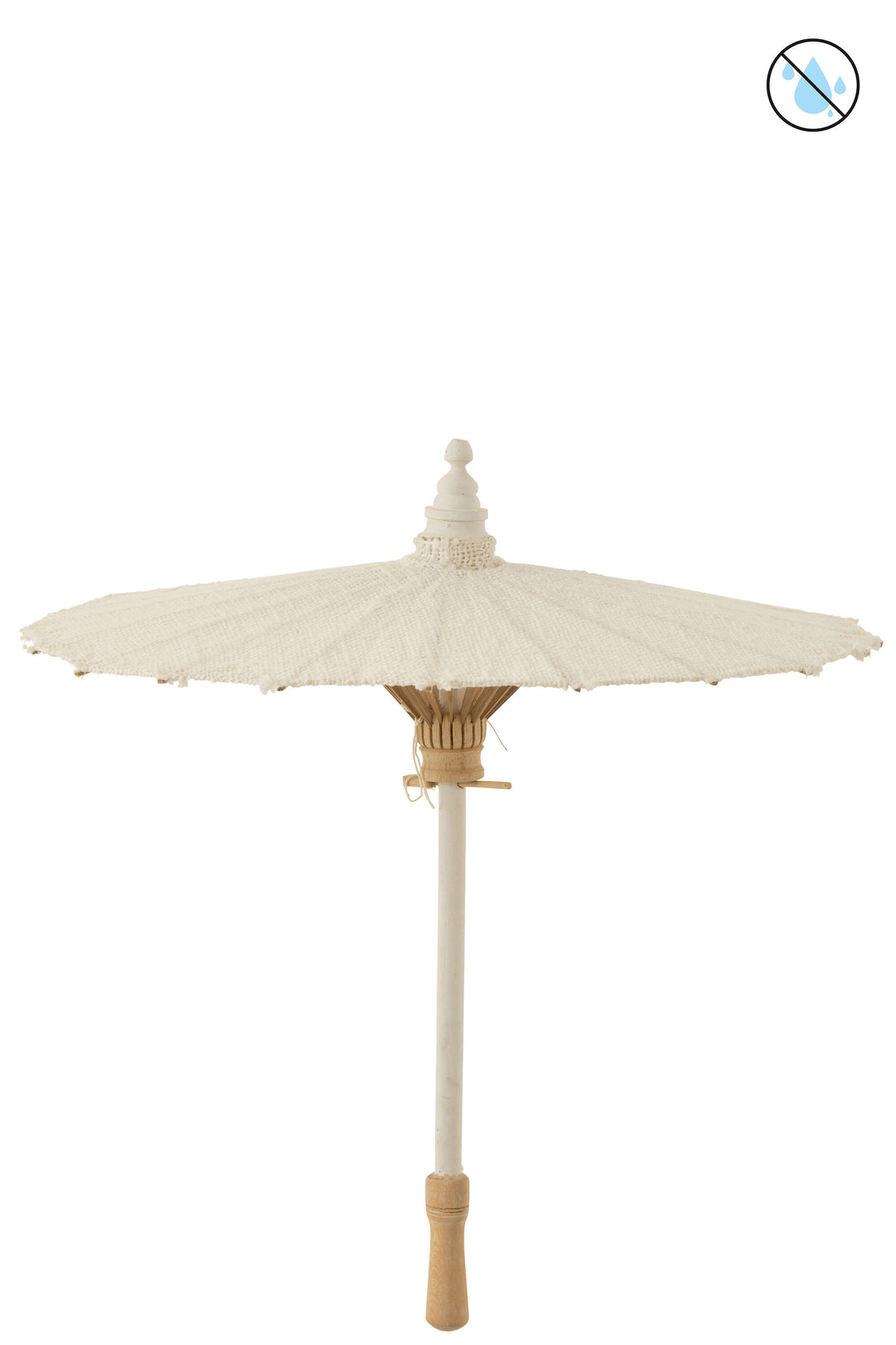 Parasol Tumanggal Textiel/Hout Wit